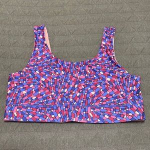 NWT Fabletics REVERSIBLE Harlow midi sports bra 2X